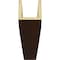Ekena Millwork 3-Sided (U-beam) Rough Sawn Endurathane Faux Wood Ceiling Beam, Premium Hickory, 8"W x 8"H  x 20'L BMRS3C0080X080X240ZH - alternate 2